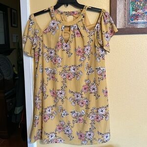 As U Wish Floral Dress Size Large